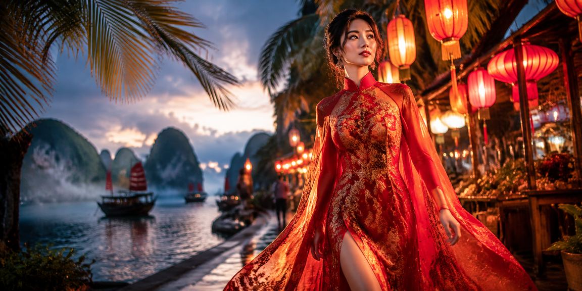 Chợ đêm Hạ Long với không khí esports và cá cược sôi động bên vịnh biển