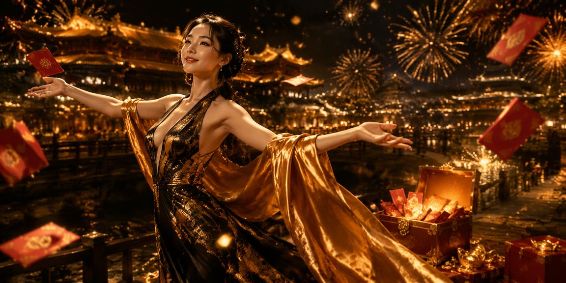 Lễ hội Huế rực rỡ với phong bì đỏ may mắn, không khí thưởng thức giải trí trực tuyến